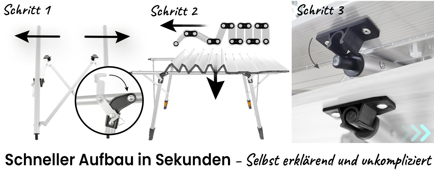Складаний туристичний столик з регулюванням висоти до 69,5 см, алюміній, для кемпінгу, балкону, 2 особи, легкий, з сумкою