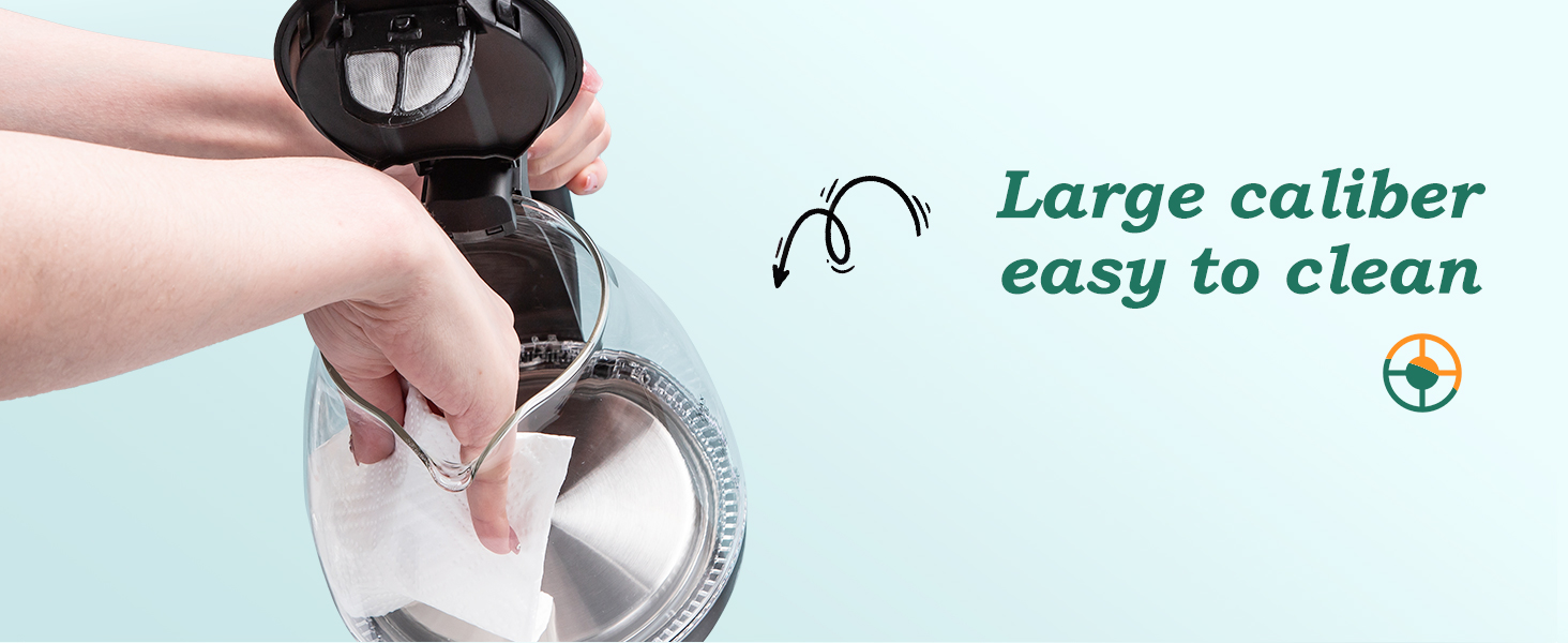 Електричний чайник Aigostar Elfin 1 л, 2200W, з LED-підсвічуванням, з боросилікатного скла, міні-чайник для дому, офісу, гуртожитку, BPA Free, чорний