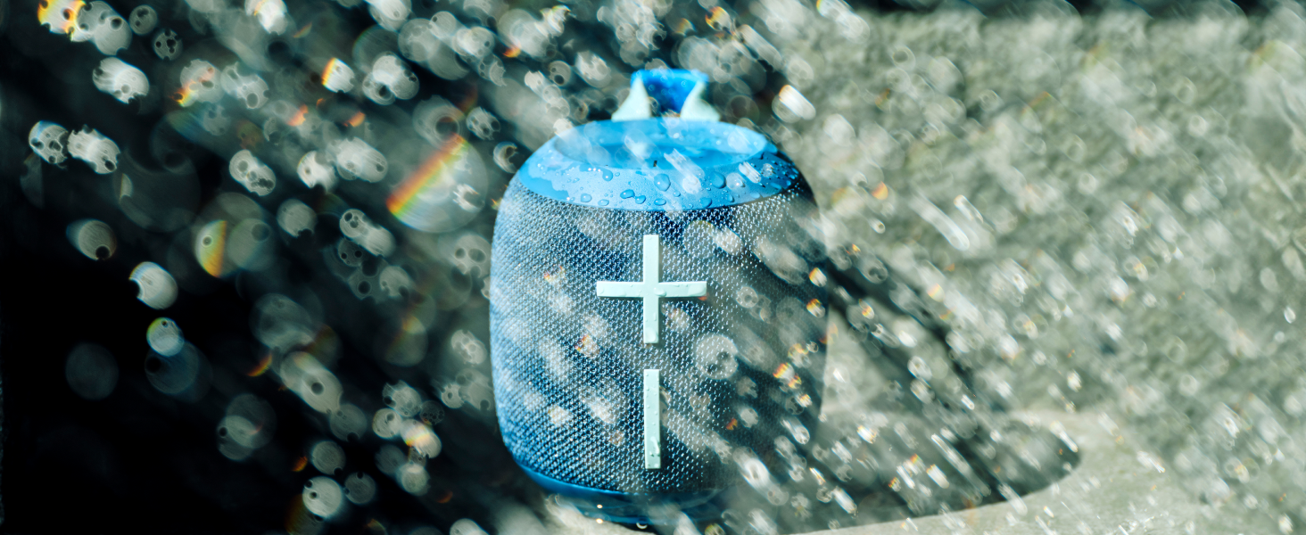Ultimate Ears Wonderboom 4: Портативна водонепроникна Bluetooth колонка, чорна. З глибоким басом, 360° звук, захист від пилу, плаває. Радіус дії 40м