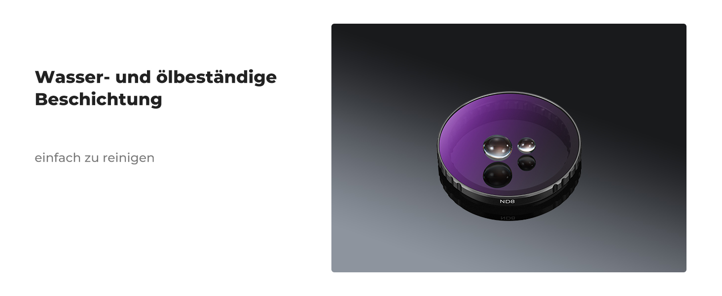 ND фільтри K&F Concept для DJI Osmo Action 4/5 PRO - набір ND8, ND16, ND32, ND64, HD скло