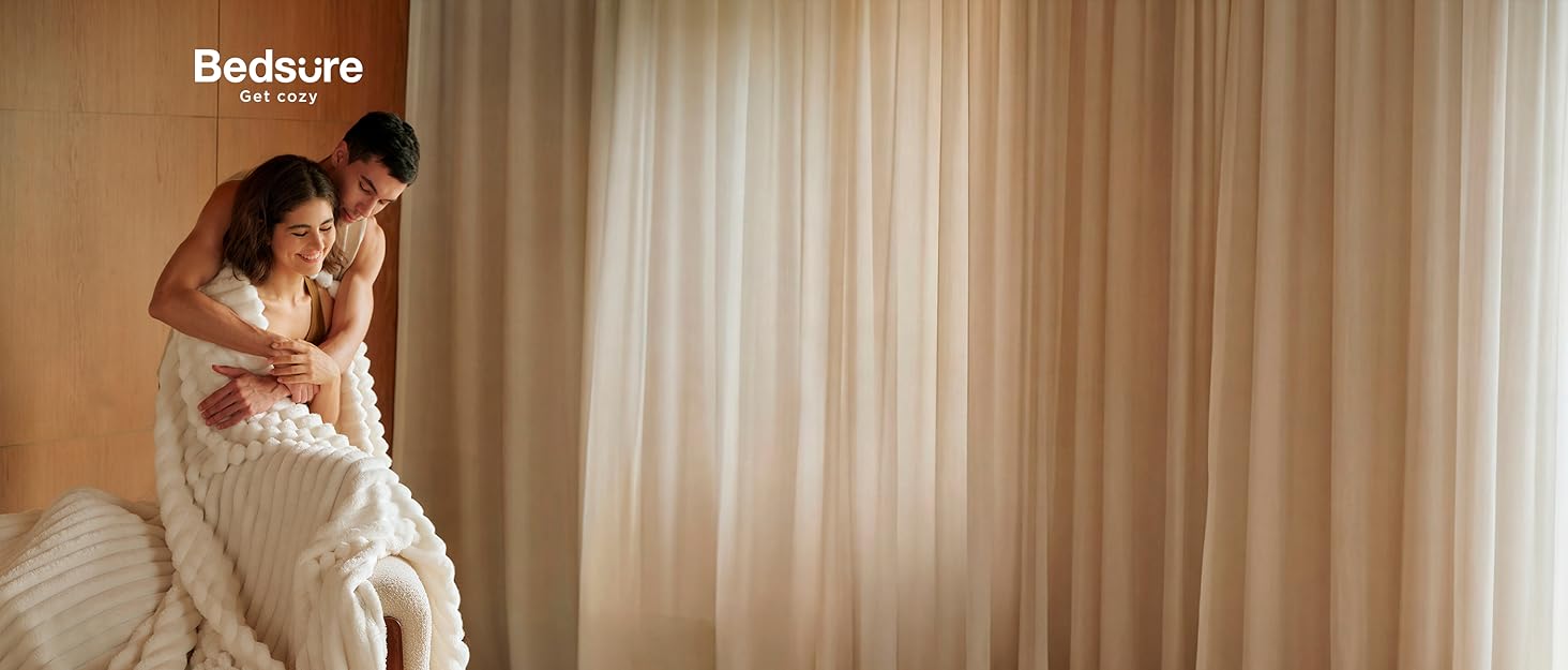 Електрична ковдра BEDSURE з автоматичним вимкненням, 130x180 см, сіра - тепла подарунок для мами на Різдво