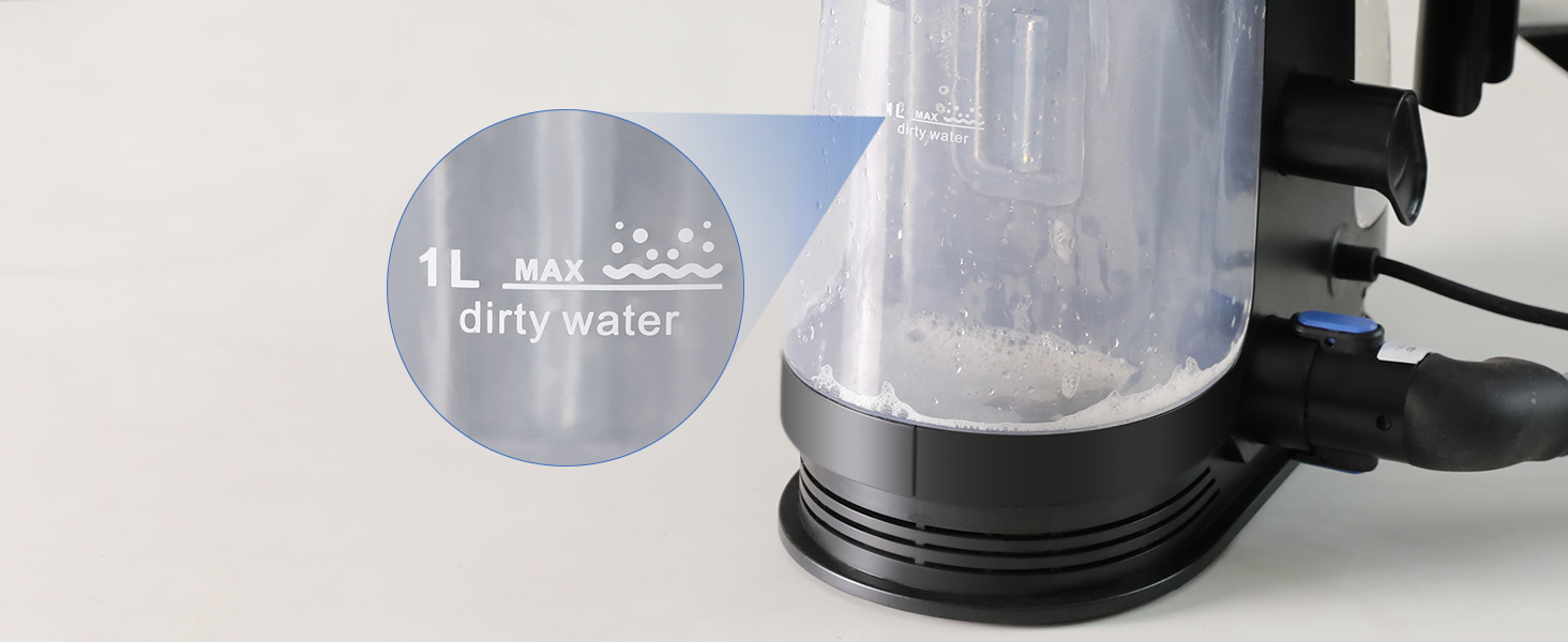 Пристрій для чищення м'яких меблів Slevoo 450W: мокрий/сухий пилосос з миючим засобом для килимів, диванів, меблів та авто