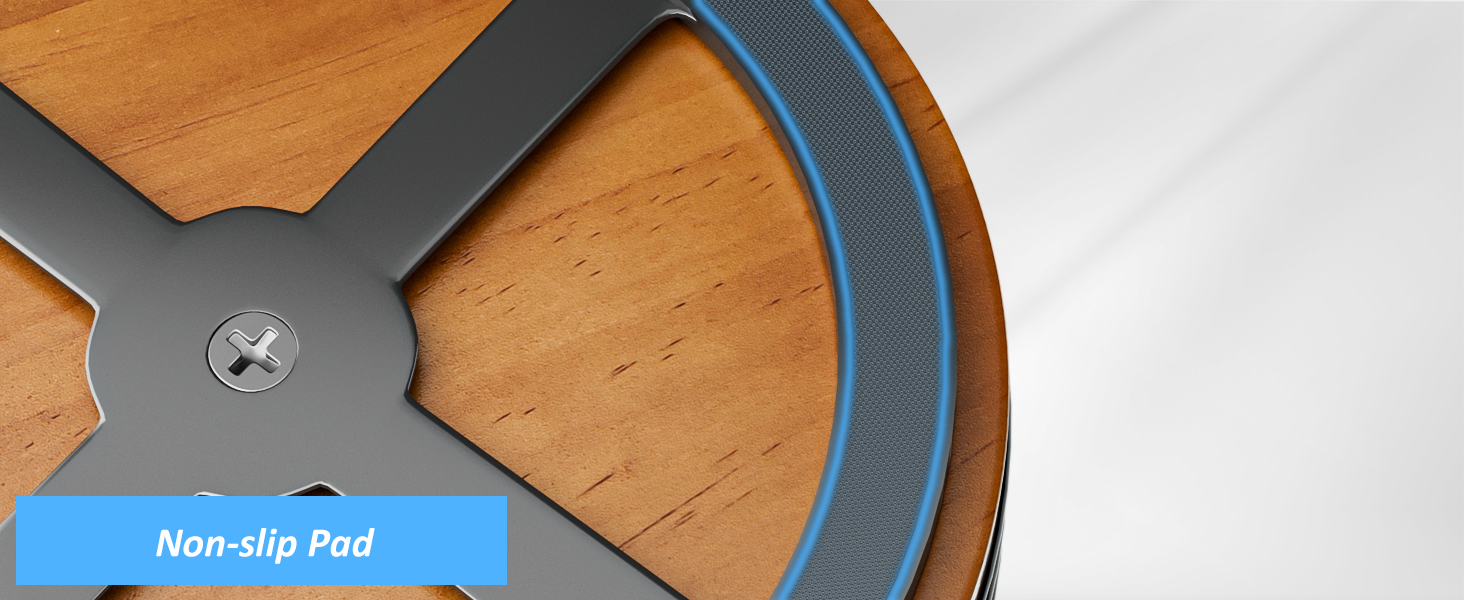 Wooden Lazy Susan Turntable Organizer, round, for cabinet, kitchen, countertop, pantry, dining table, bathroom, cafe, bar, spice storage, home decor