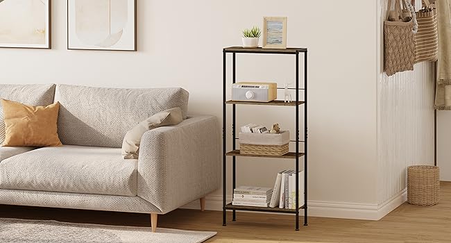 WOLTU 4-Tier Corner Shelf