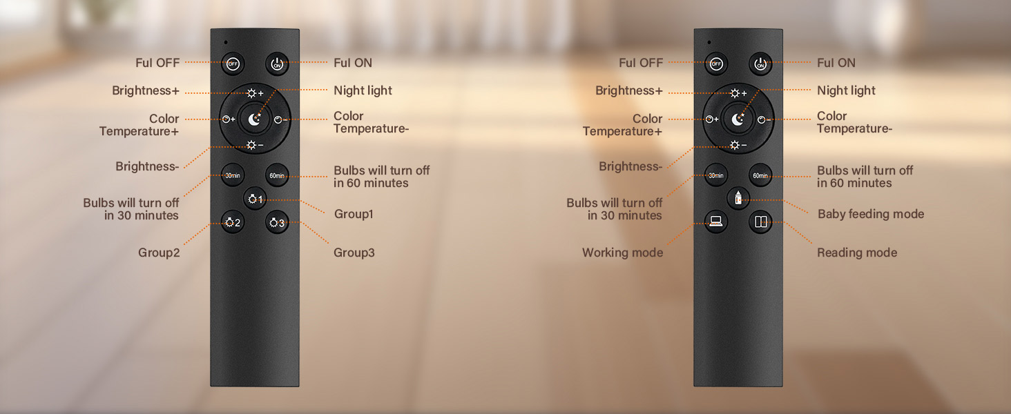 Стельова лампа для вітальні, LED, регулювання яскравості, 3 колірні температури, дерев'яна, з таймером, з абажуром, з вимикачем для вітальні, спальні, офісу