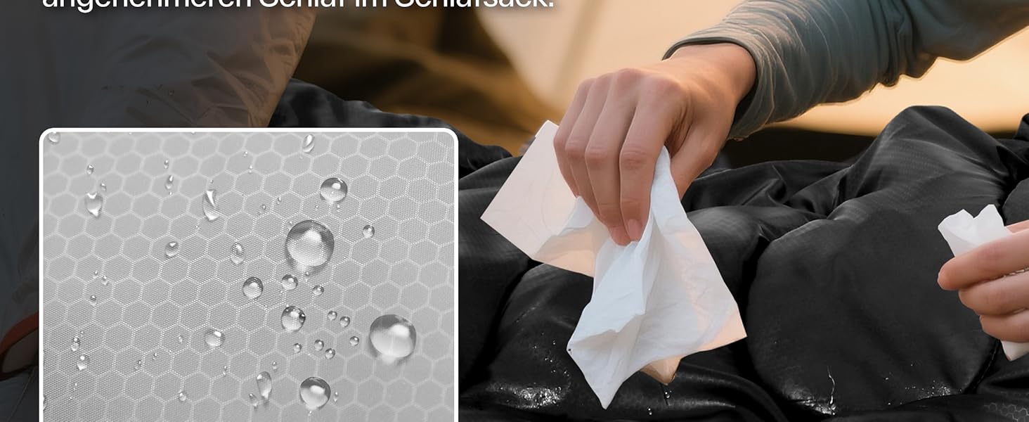 Сплячий мішок Sportneer для кемпінгу: 3-4 сезонний, легкий, компактний, для дорослих