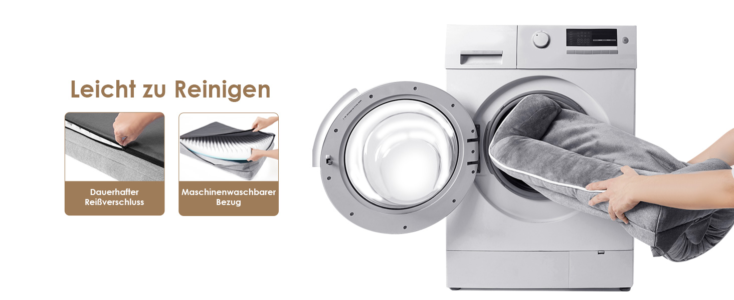 Ортопедичне ліжко для собак EHEYCIGA, великі та середні породи, 91x68 см, Memory Foam, вологостійке, з високим бортиком, сіре