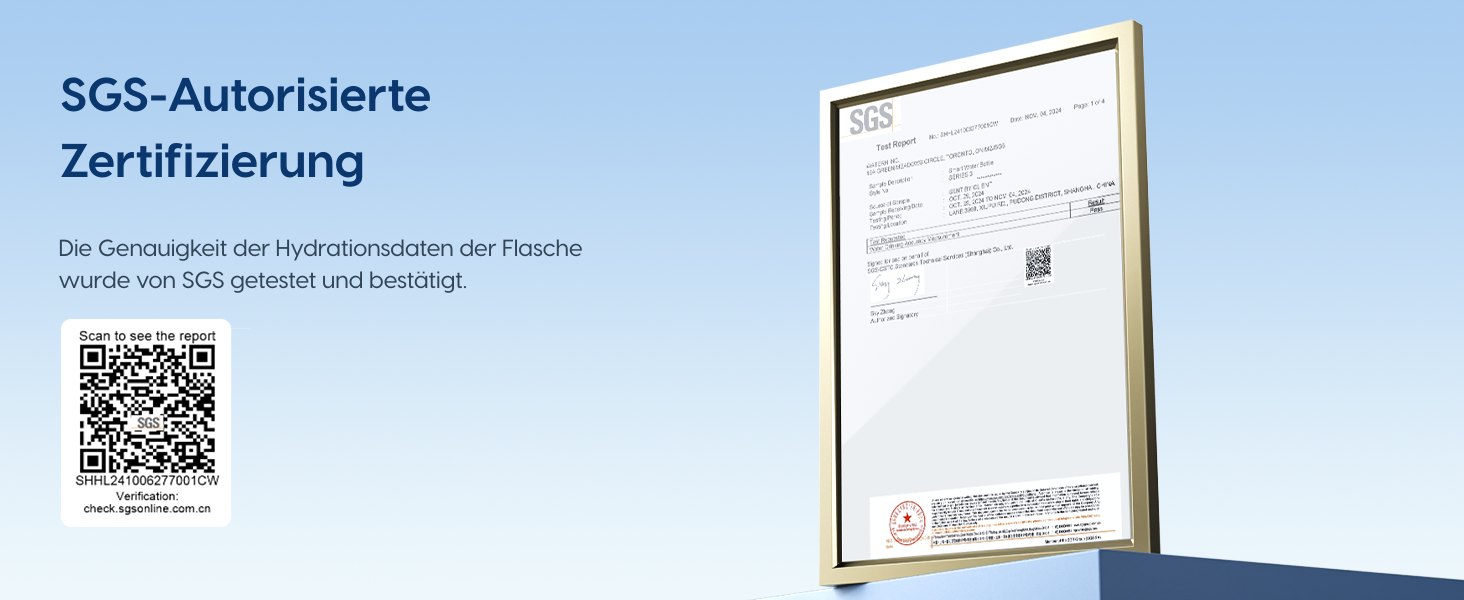 Розумна пляшка для води WATERH Boost з нагадуванням та трекером, 946 мл, нержавіюча сталь, блакитна