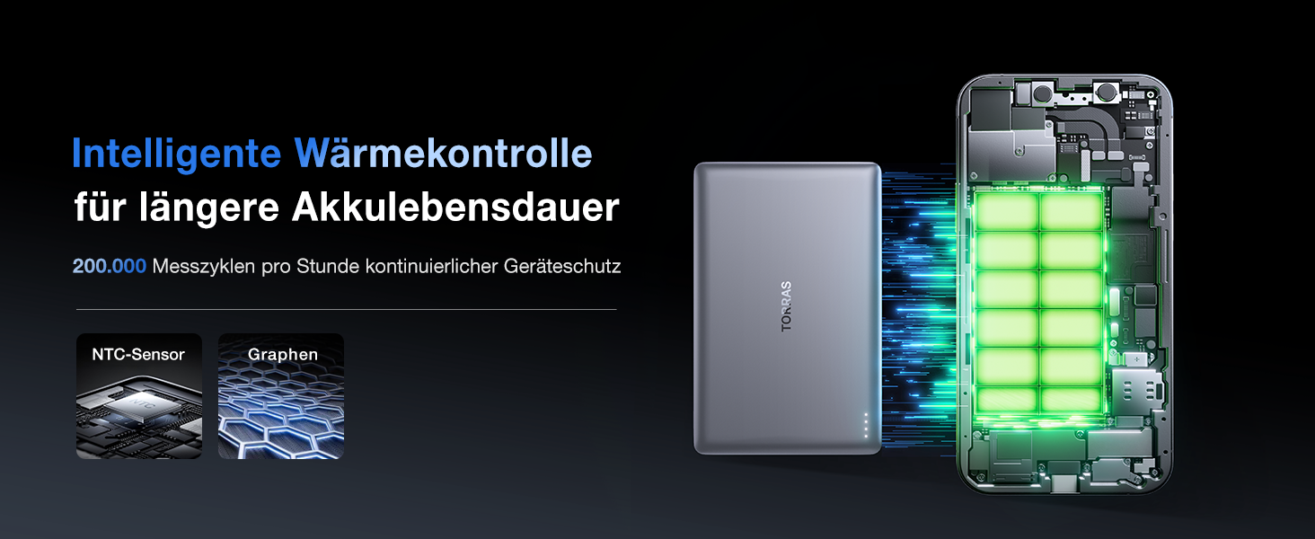 Powerbank TORRAS MiniMag Ultra Slim для iPhone 17 Pro Max, 5000mAh, MagSafe, USB-C, бездротова, сірий титан