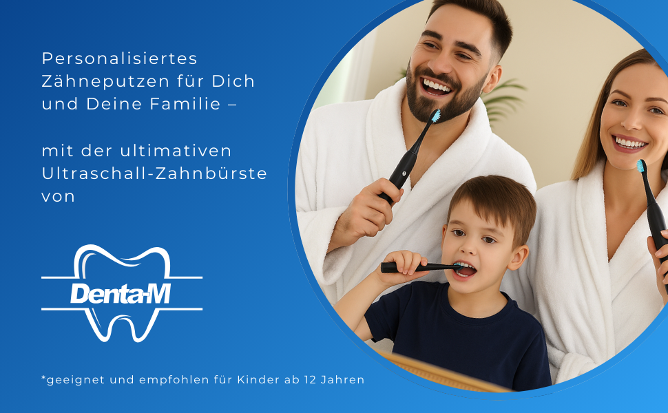 Електрична звукова зубна щітка Black Edition з 5 режимами та акумулятором на 120 днів - ультразвукова щітка зі смарт-насадкою, 100 днів гарантії повернення коштів