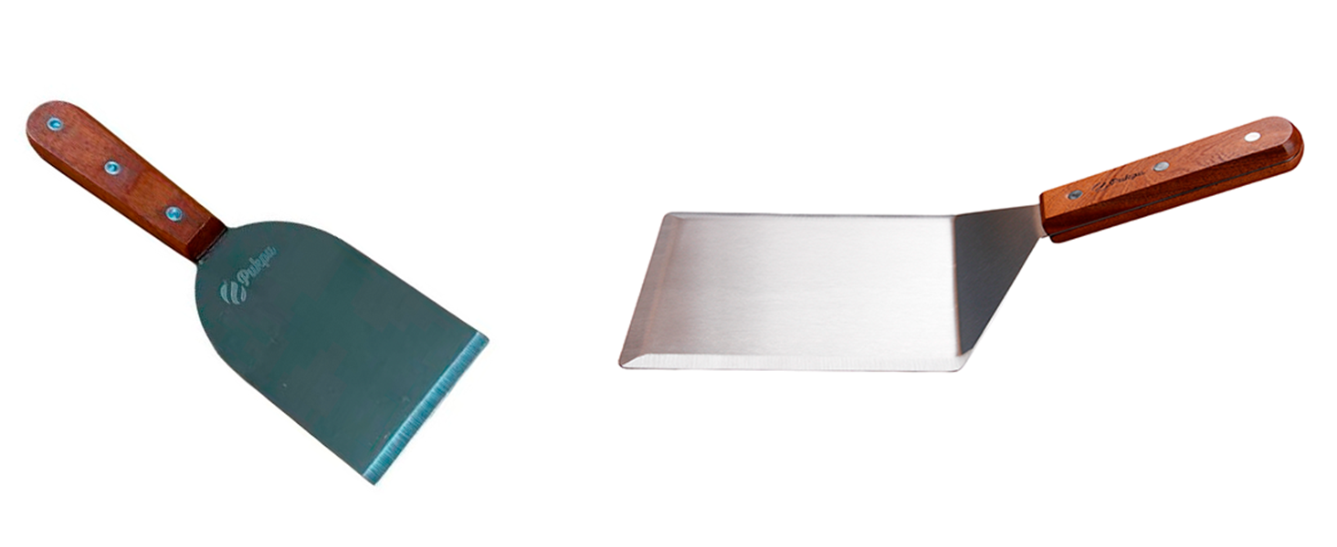 Набір для приготування Smash Burger – 9 предметів: прес для бургерів, сплескач, 2 термокапелюхи, лопатка та шампури – подарунок для чоловіків та любителів гриля (колір: коричневий)