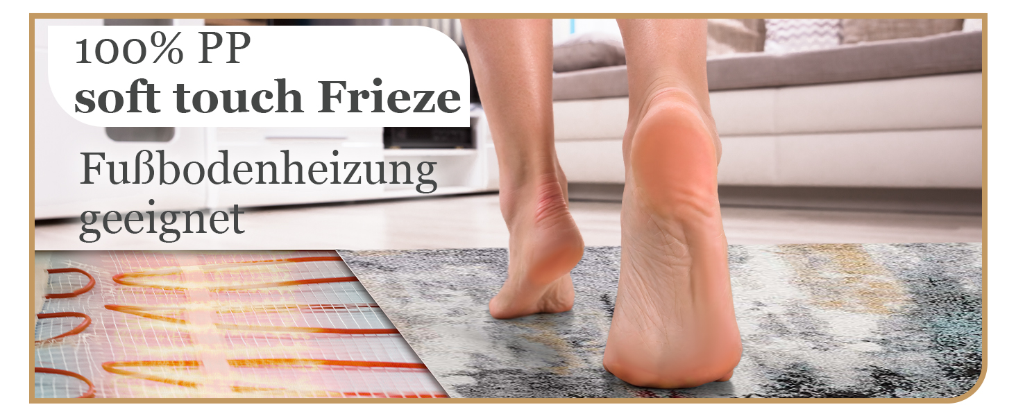 Килим Kurzflor з коротким ворсом для вітальні, спальні та дитячої кімнати. Сучасний дизайнерський килим TC-Fashion 6114 в сірому кольорі в клітинку, 080x140 см