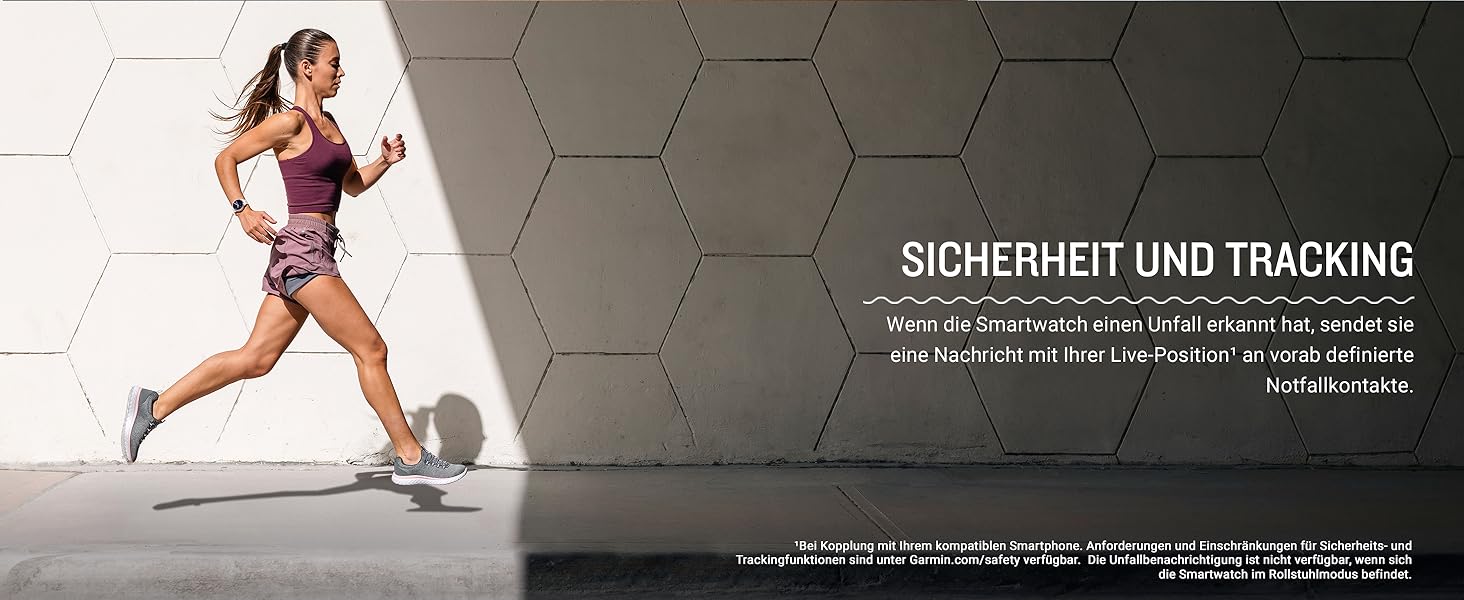 Розумний годинник Garmin vívoactive 6 42mm - фітнес-трекер з AMOLED-дисплеєм, до 11 днів роботи від акумулятора, 80+ спортивних функцій, моніторинг здоров'я, сповіщення та Garmin Pay (чорний/сірий)