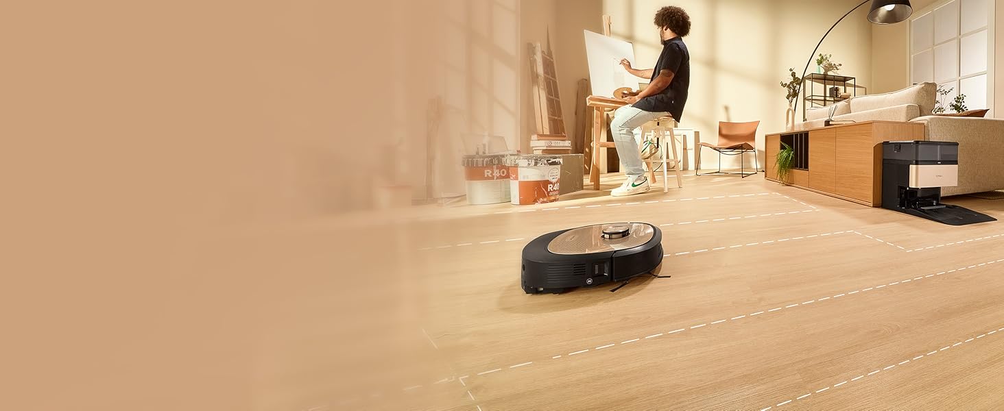 Робот-пилосос та робот-мийник Cecotec Conga Z100 X-Treme з автопорожненням та керуванням через додаток. Лазерна навігація, інтерактивне картування, 15000Pa, 240 хв автономної роботи, знімне моп, база з 3 баками