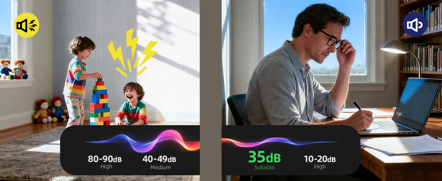 Акустичні панелі Vieshful самоклеючі, 30x30x1 см, звукопоглинаючі стінові панелі з фетру для студії, дому та офісу, чорний колір, 10 шт