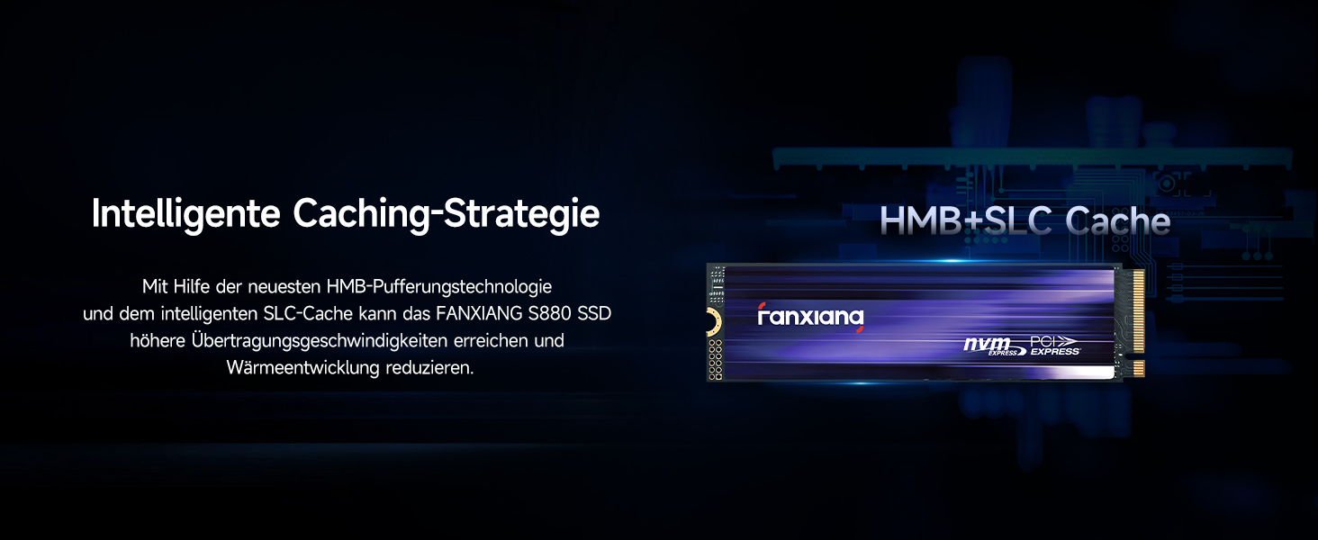 SSD Fanxiang M.2 NVMe PCIe 4.0 1TB: Швидкий накопичувач для ігор, відеомонтажу та програм. Сумісний з ноутбуками, ПК та ігровими консолями (S880)