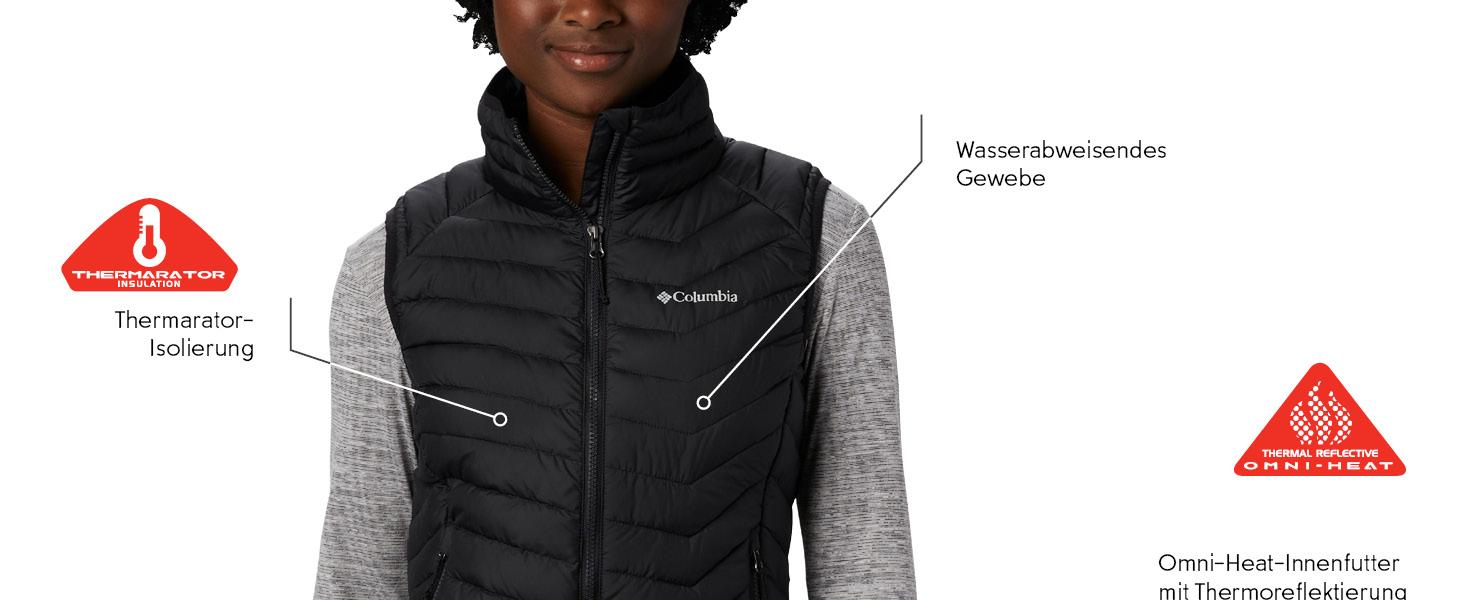 Жіноча тепла жилетка Columbia Powder Lite Vest, розмір M, колір Nocturnal