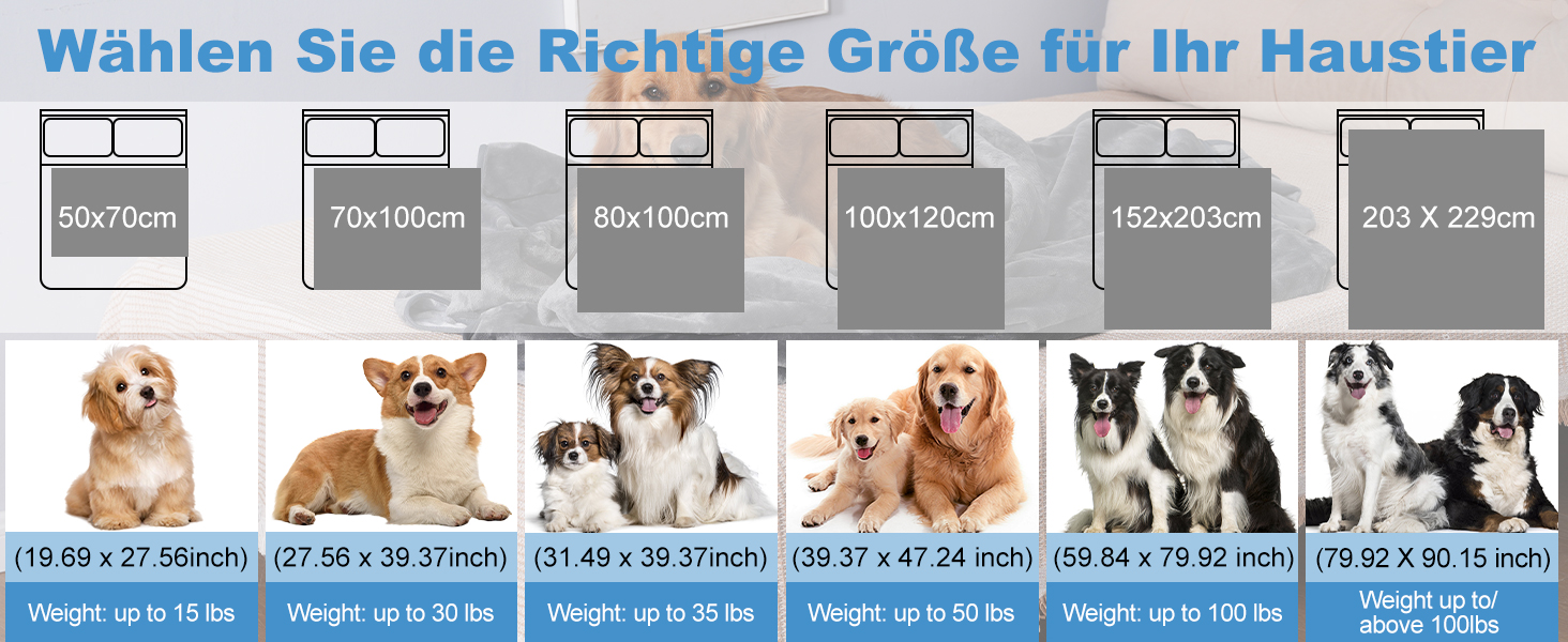Водонепроникний плед для собак 100x120 см, миючий, з фланцевої тканини, для диванів та ліжок, з неслизьким покриттям, теплий, м'який, захист від протікань, захист меблів для собак та котів (M 100x120 см)