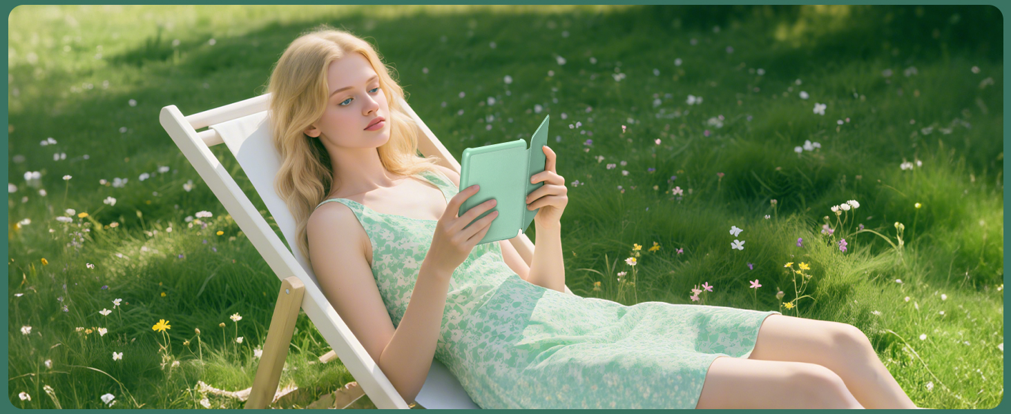 Чохол для Kindle 11 (2024/2022) MoKo, рожевий, з авто-вимиканням, для Kindle 2024