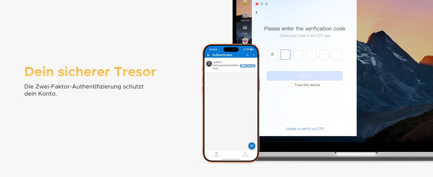 NAS UGREEN DH2300: 2 відсіки, NFC, AI фотоальбом, 4K відеотека, 1GbE LAN, 4GB RAM (без дисків)