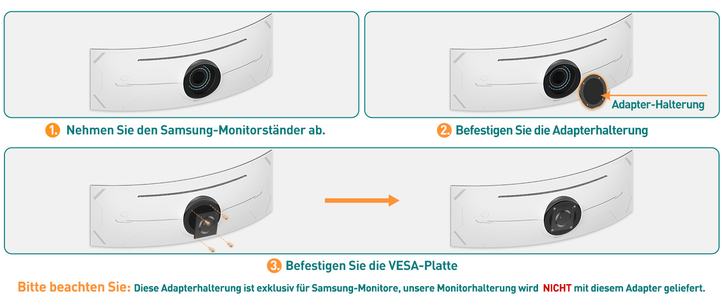 Кріплення для монітора ELIVED EV3227 для моніторів до 49 дюймів, вантажопідйомність до 20 кг, VESA 75/100 мм, газ-амортизатор, регульований нахил, поворот, оберт