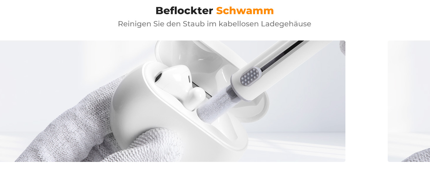 Набір для чищення K&F CONCEPT: мобільні телефони, навушники, AirPods, iPad та iPhone