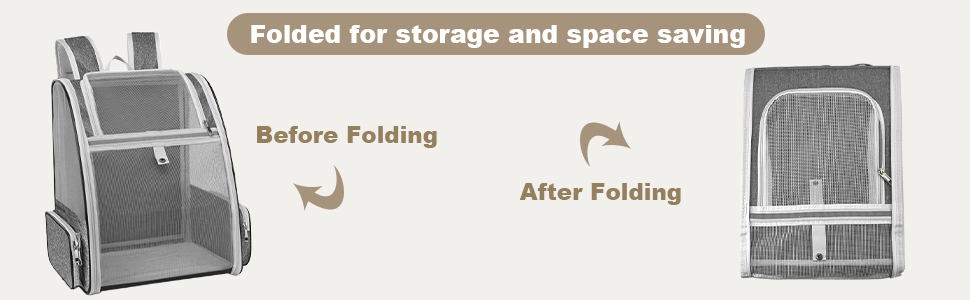 Рюкзак-переноска для кота/собаки, 40x32x28 см, сірий. Ідеально для тварин до 5 кг