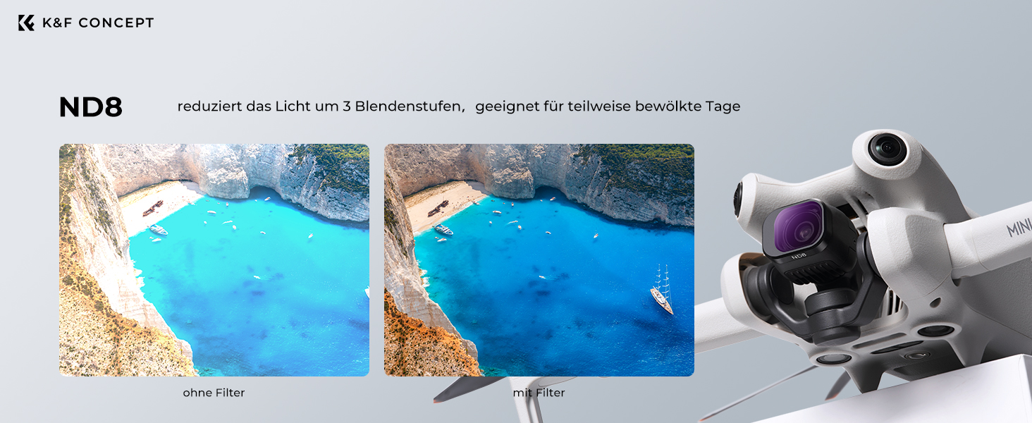 Набір фільтрів K&F Concept Mini 4 Pro: ND, CPL, 6 шт. для DJI Mini 4 Pro