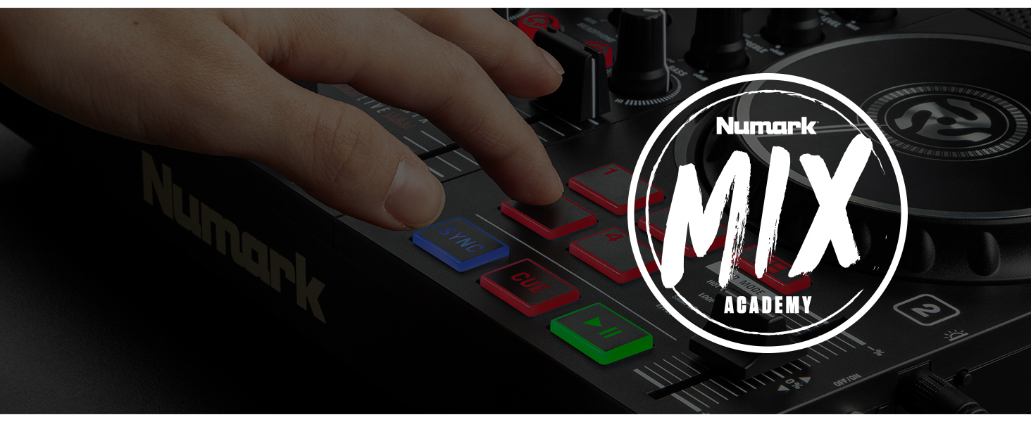 DJ контролер Numark Party Mix II з підсвіткою, 2 деки, вбудований мікшер, аудіоінтерфейс та Serato DJ Lite