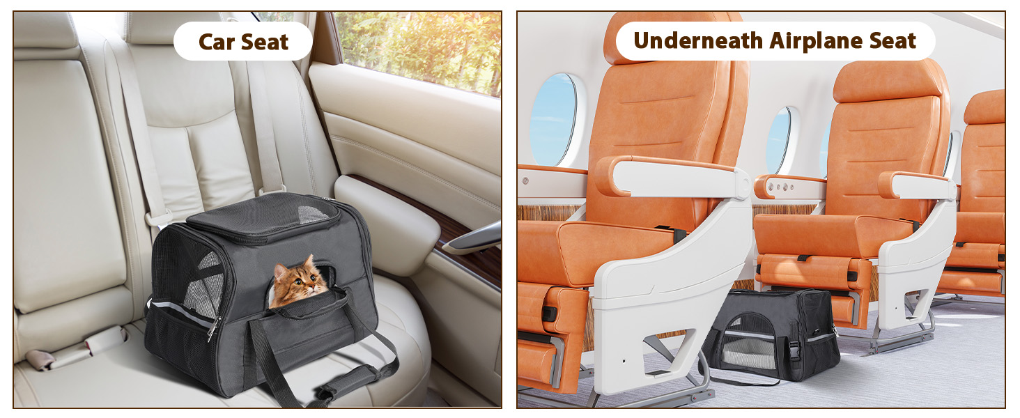 Транспортна переноска для котів та собак Romon Transportbox, 44x28x25 см, чорна