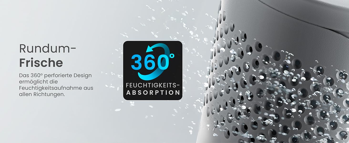 Pro Breeze Osmo: Безшумний осушувач повітря для дому, спальні, шафи, авто. Таблетка 700г (до 100 днів). Колір: сірий