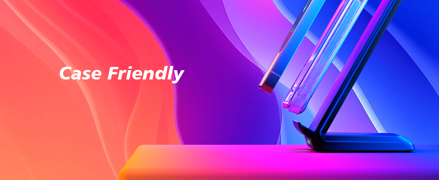 Бездротова зарядка Inductive Stand - Швидка зарядка для iPhone, Samsung, Google. Підставка для телефону.