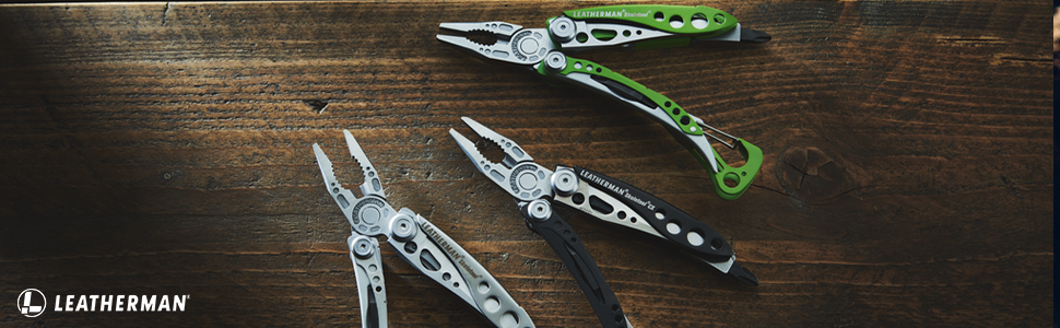 Мультитул Leatherman Skeletool CX 7-в-1 для кемпінгу та виживання, нержавіюча сталь, чорний