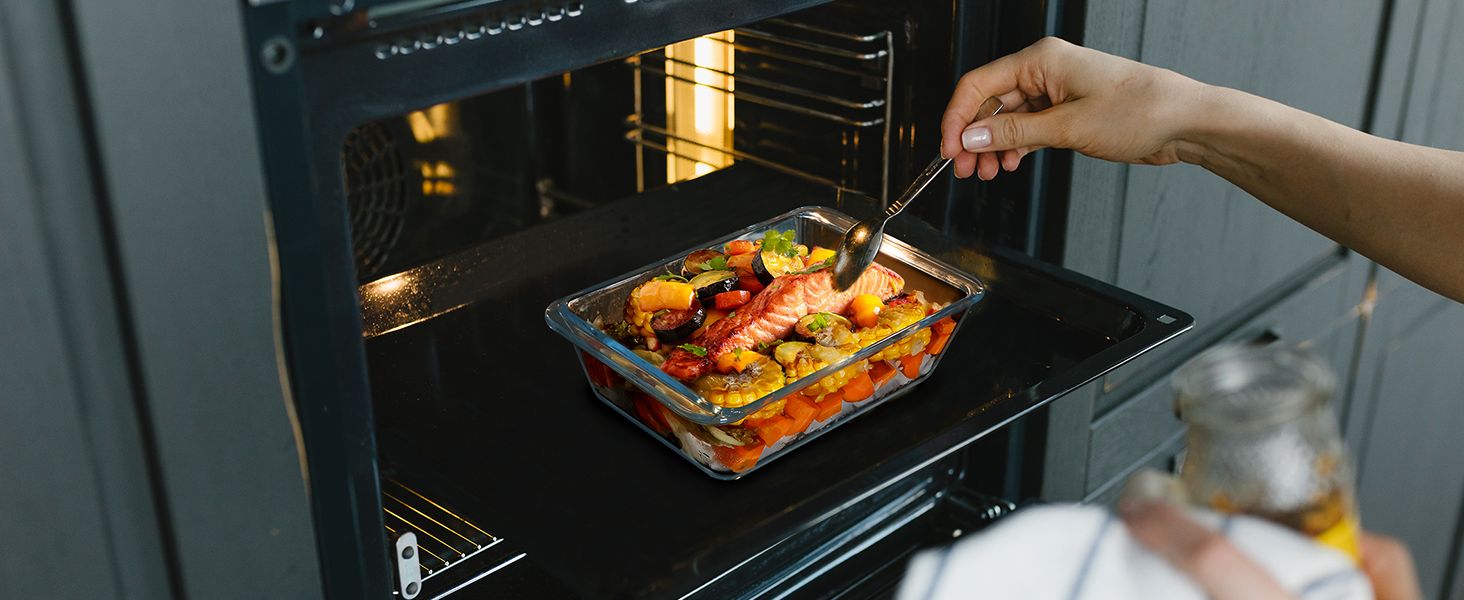 Форма для запікання NUTRIUPS, скло, 20x15x6 см, об'єм 1.4 л - прямокутна, для лазаньї