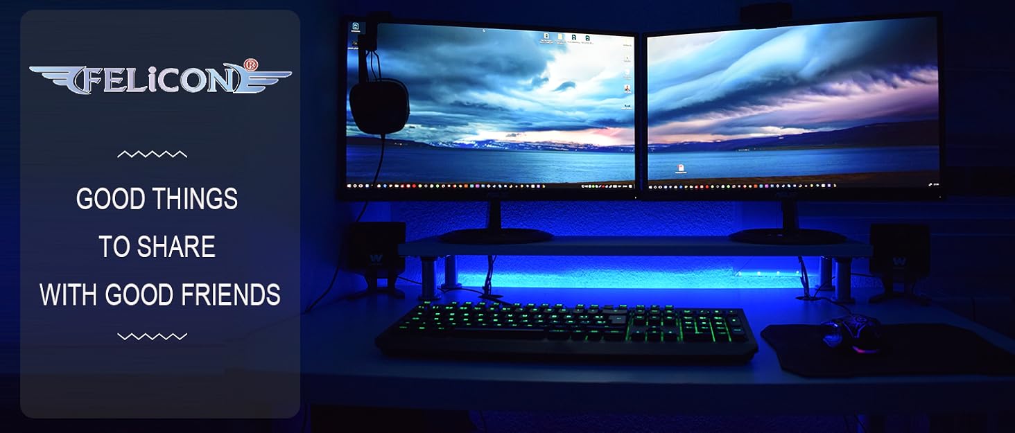 FELiCON Набір комбо для бездротової клавіатури та миші, 4800mAh, RGB-підсвічування, 16 режимів, керування кнопками, ергономічний дизайн, 7 кольорів, чорний K&M