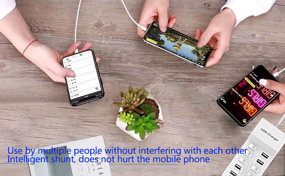 Зарядний пристрій USB-C 620W GaN, 10 портів: 7 USB-C + 3 USB-A, швидка зарядка для ноутбуків, iPhone, Samsung, MacBook Pro/Air, Dell (PD 10A)