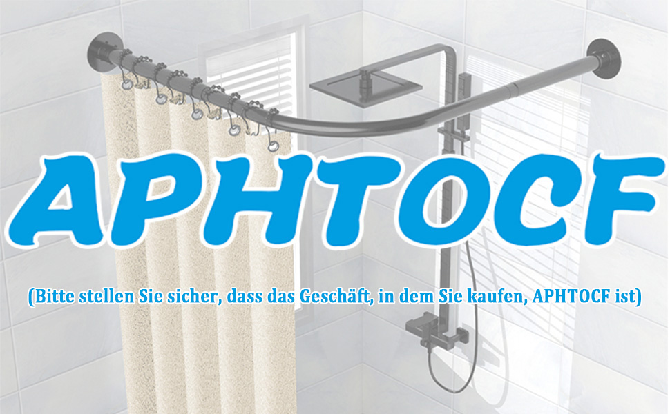 Штанга для душу, штанга для завіси для душу L-подібної форми, розширювана штанга з нержавіючої сталі 304 для ванної кімнати, без свердління (90-130см x 90-130см, Чорний)