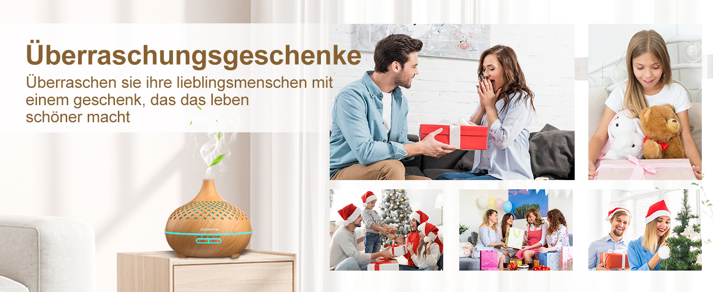 Дифузор аромату 500 мл з ефірними оліями та керуванням від пульта, 14 кольорів, 2 режими розпилення, тиха робота, золото