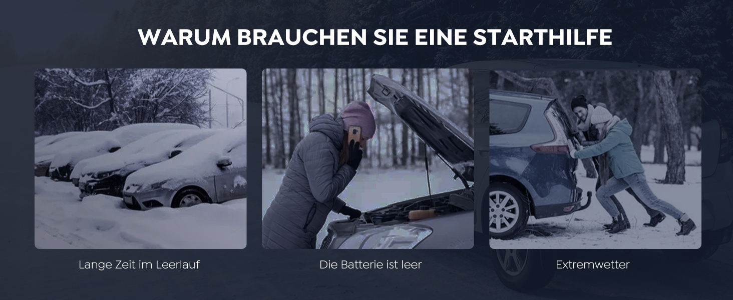 Powerbank TREKURE зі стартером для авто 160PSI, 6500A, PD 45W, LED 600 Lumen, подвійний старт (бензин/дизель до 12.0L)