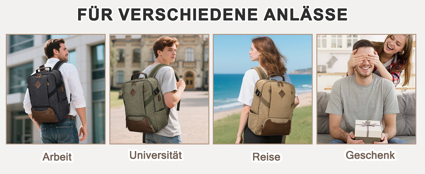 Чоловічий рюкзак для ноутбука 15.6