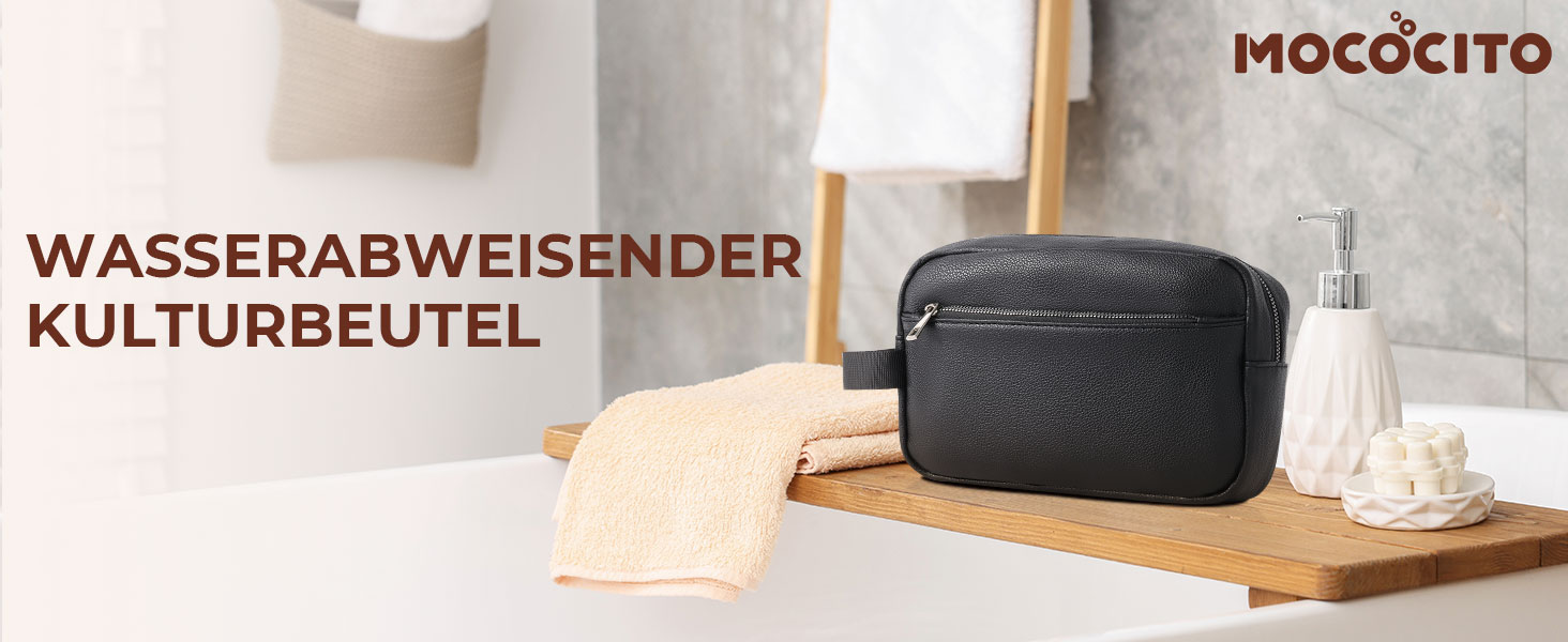 Чоловіча/Жіноча дорожня косметичка, валізка, сумка для туалетних аксесуарів 24x14x7 см (Чорний)