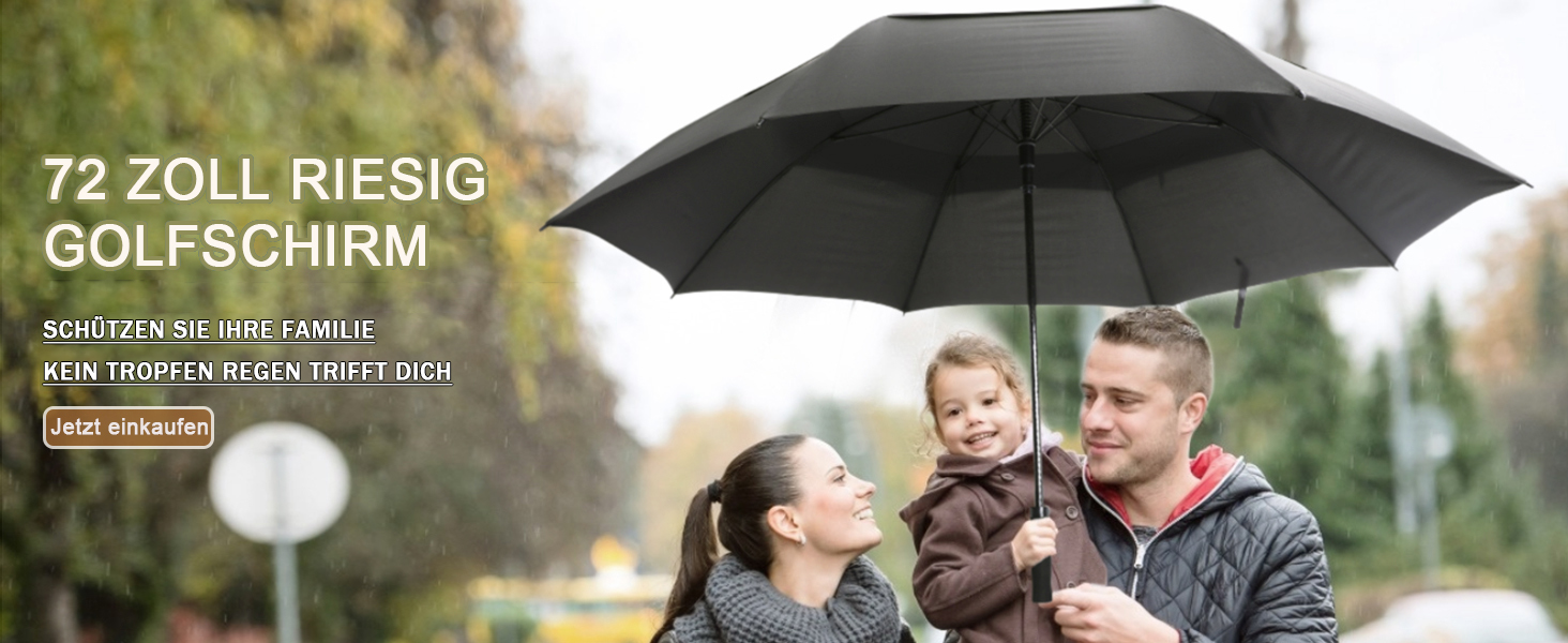 G4Free Великий парасолька-тростина, штормовий, автоматичний, чорний, 54 дюйми (138 см) для чоловіків та жінок