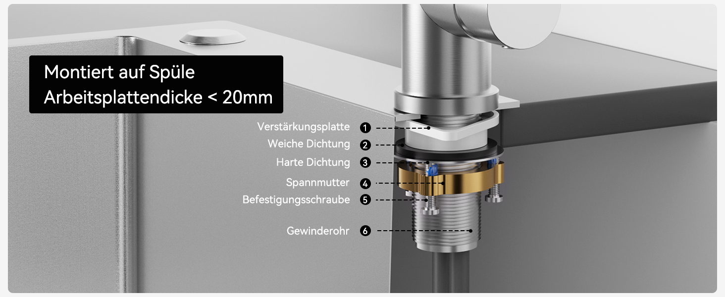 Чорний кухонний змішувач CECIPA SOFETIY SERIE з висувною лійкою, нержавіюча сталь, 360° обертання, 2 режими струменя