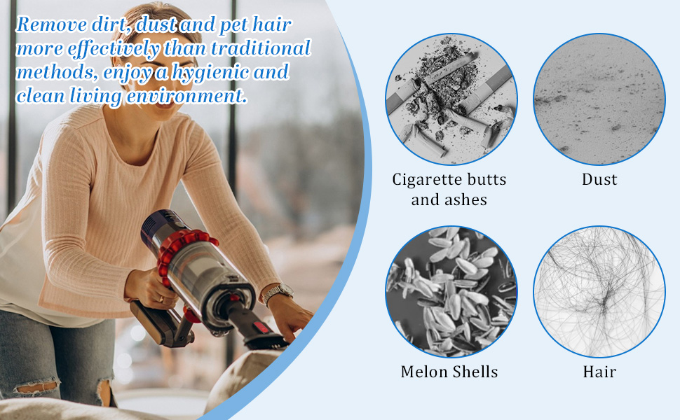 Набір насадок для пилососа BUZIFU 7 шт. 32-35 мм (універсальні) - для меблів, матраців, щілин. Сумісні з Kärcher, Miele, Siemens, AEG, Bosch, Panasonic, Philips