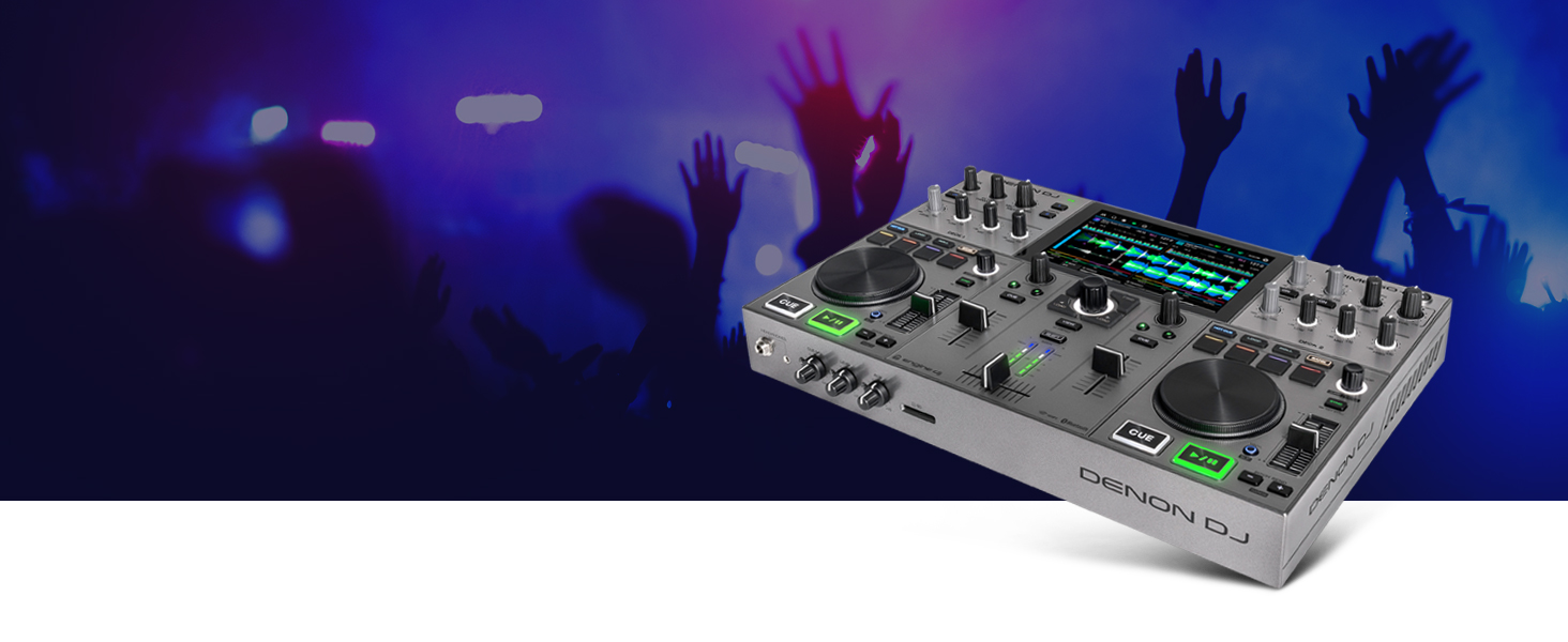 DJ контролер Numark NS4FX: 4 канали, Touch-Jogwheels, Pads, ефекти, Serato DJ Lite, чорний
