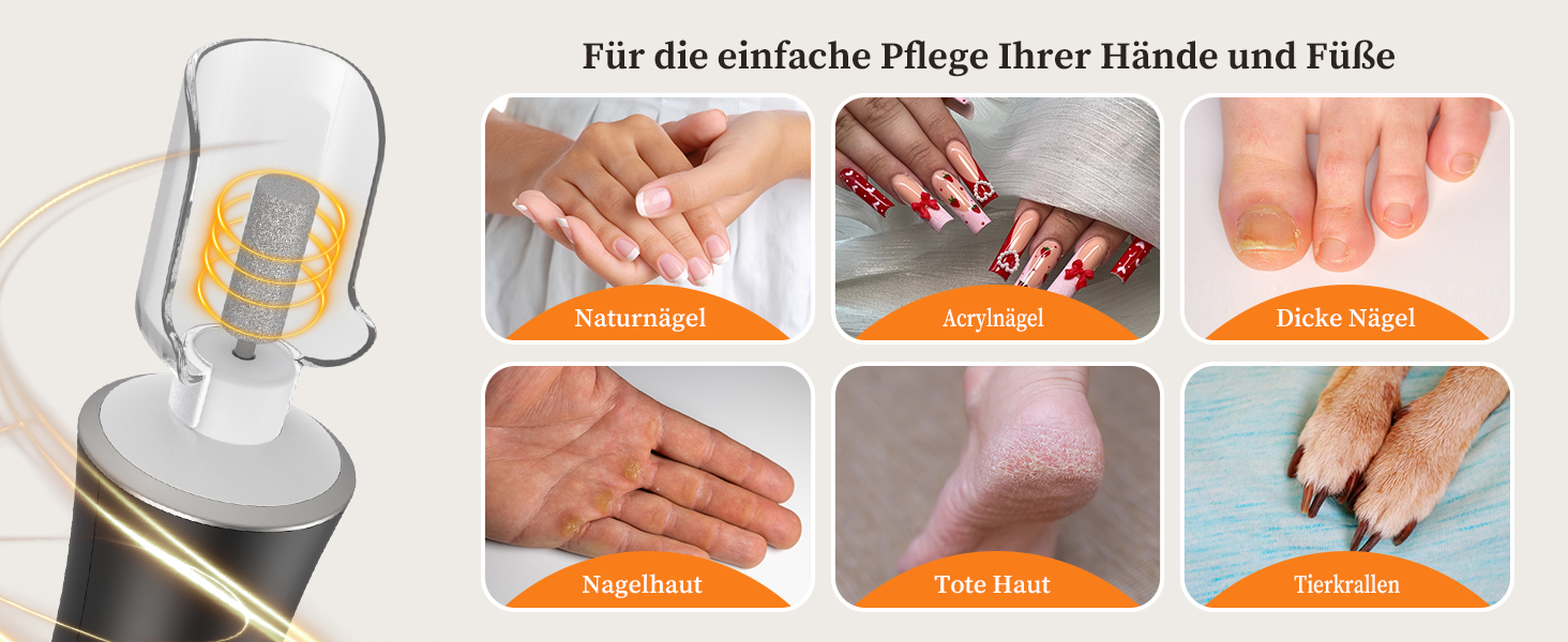 Електричний набір для манікюру PELCAS з LCD екраном: професійний шліфувальник нігтів для людей та домашніх тварин