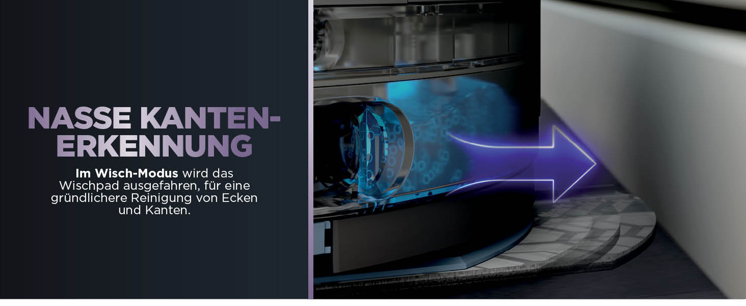 Робот-пилосос Shark PowerDetect 2-в-1 з функцією миття, NeverTouch Pro, самостійне очищення до 60 днів, LiDAR-навігація, NeverStuck, керування через додаток, RV2800ZEEU, 2 щітки, Anti-Micro Pads, 1 капсула