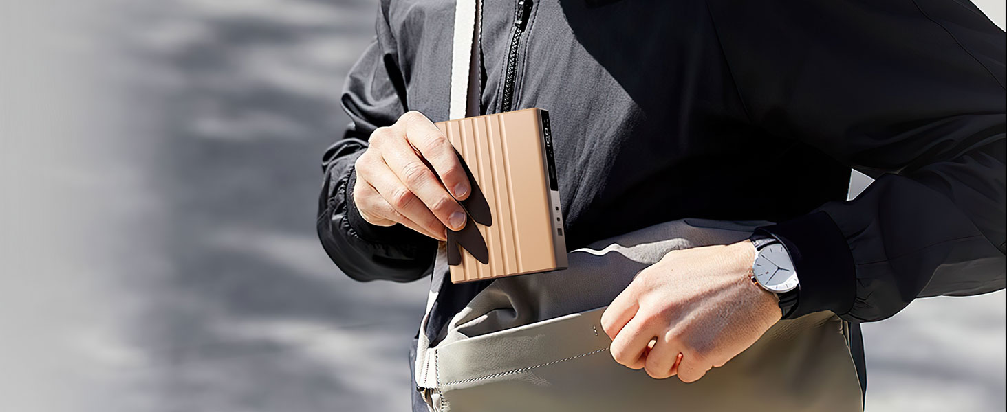 Power Bank KU XIU 25000mAh 100W з 3 портами, LCD-дисплеєм, PD 3.0 для MacBook, iPhone, Galaxy, iPad (Зелений)