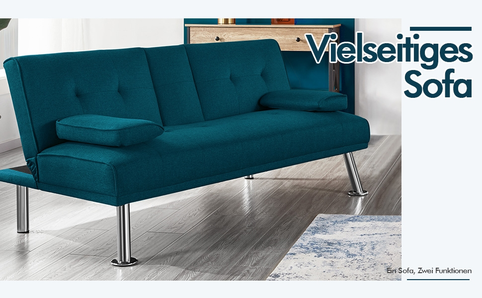 Yaheetech Foldable Sleeper Sofa