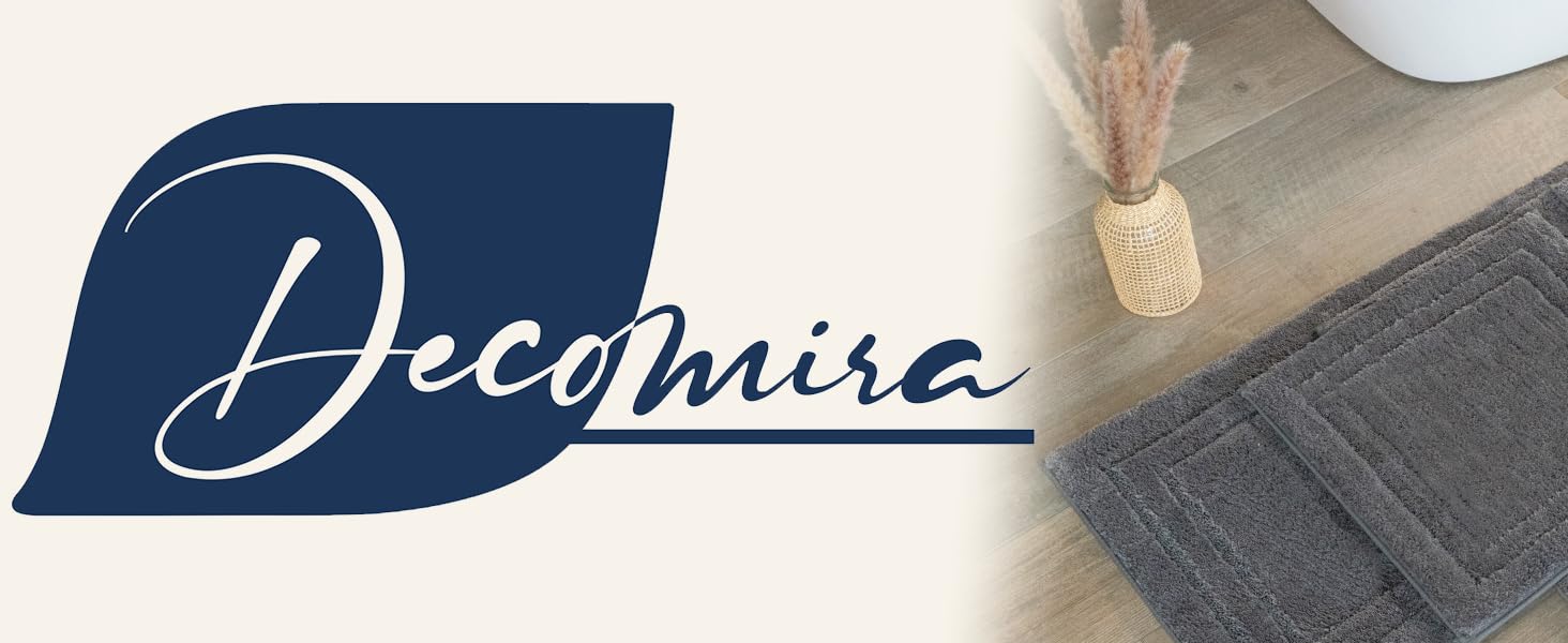 Нековзаючий килимок для ванної кімнати та туалету Decomira, вологостійкий підкладник під душ, що миється, бірюзовий (Petrol Türkis), 50x80 см, прямокутний